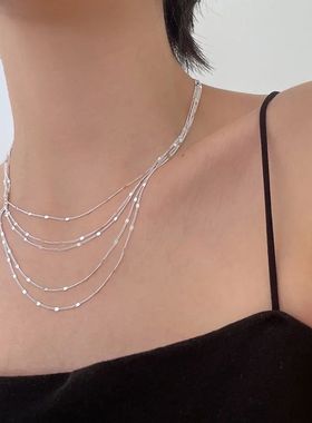New S925 Sterling Silver Women's Jewelry Collar European