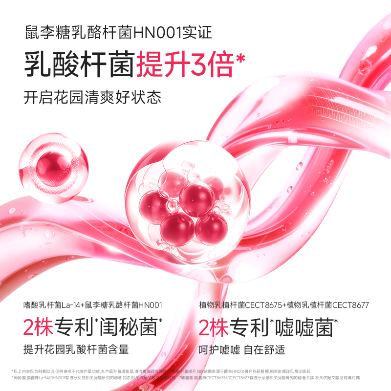 万益蓝WonderLab富硒蔓越莓益生菌女性花园私秘密呵护小粉瓶调理