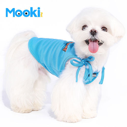 mookipet宠物狗狗秋季衣服新款背心小型犬比熊泰迪西高地吊带防晒 - 图1