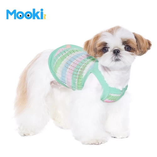 Mookepe Dog Dog Осенняя одежда Bibie Schnauzer маленькая собачья кошка сетка