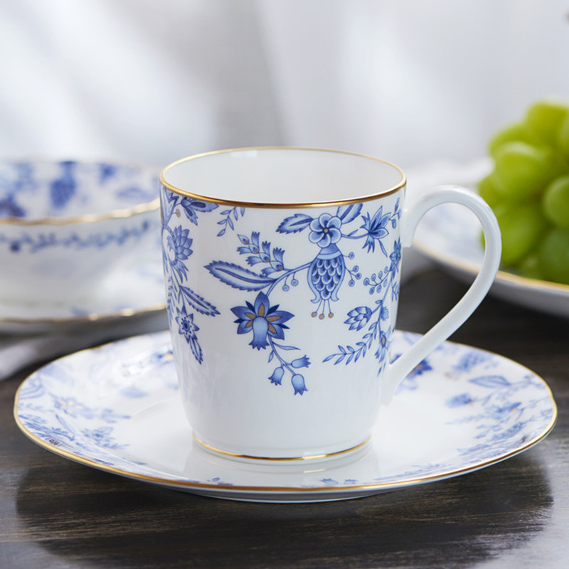 Noritake则武 BLUE SORRENTINO骨瓷马克杯家用大容量水杯牛奶杯,淘宝优惠券,粉丝福利购,淘宝优惠卷