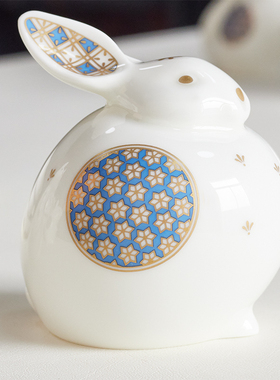 Noritake水晶摆件小动物送祝福