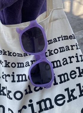 千禧风紫色y2k太阳眼镜女高级感欧美太阳眼镜2024新款夏天度假