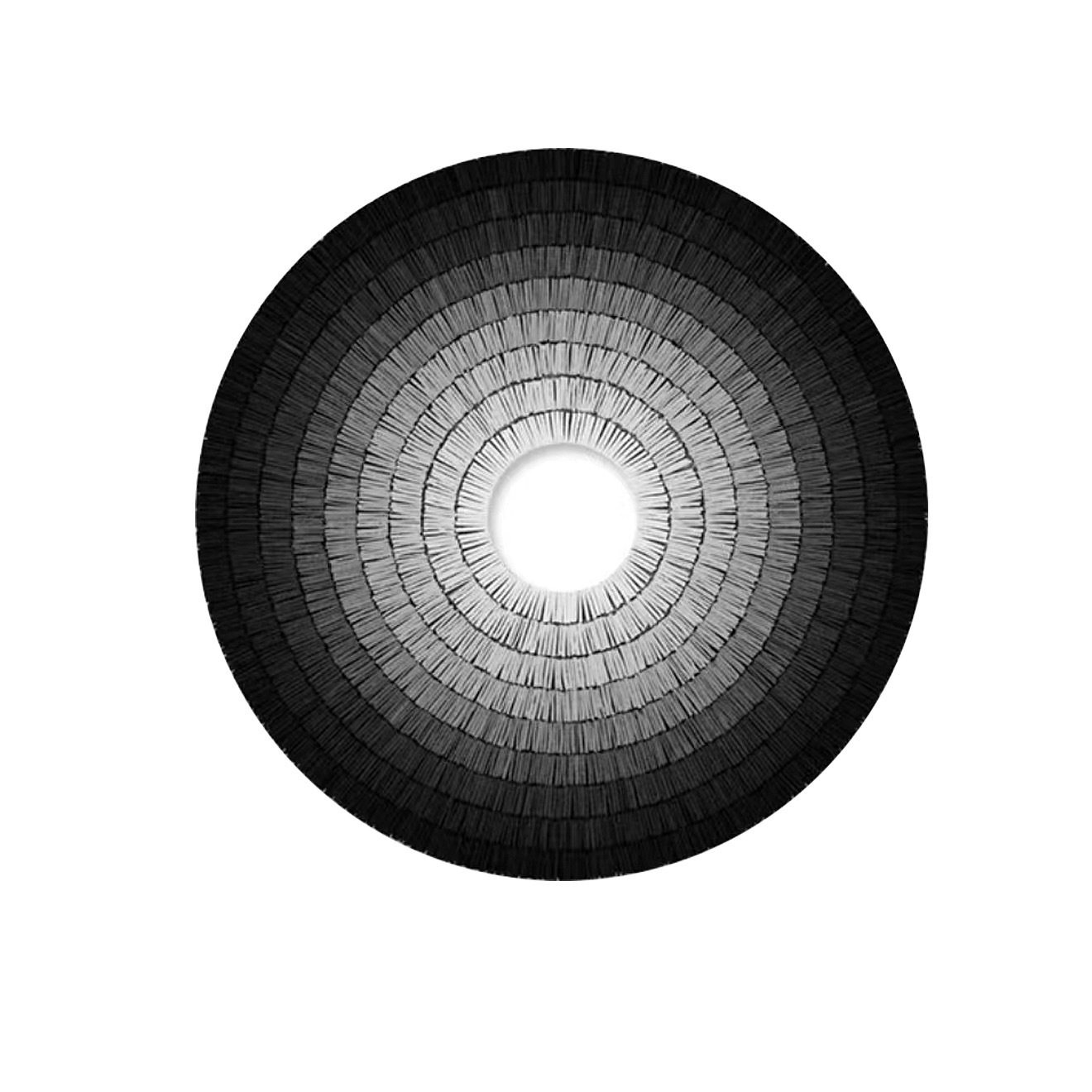 现代简约手绘渐变色圆形装饰画3d立体入户玄关客厅沙发背景墙实物