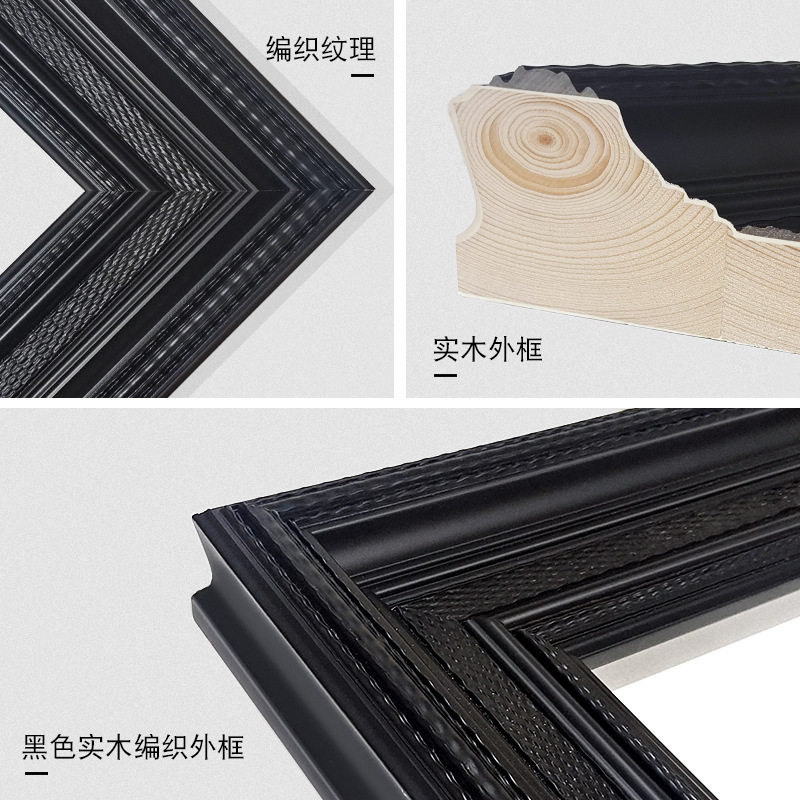 《鹤起清风》轻法式中古风客厅装饰画新中式艺术仙鹤国画餐厅壁画