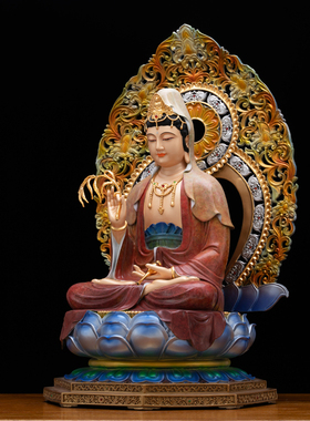 【失蜡法工艺】大慈大悲观音像