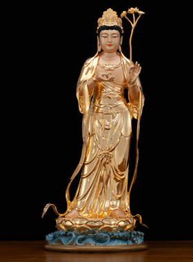 【台湾纯铜西方三圣摆件】