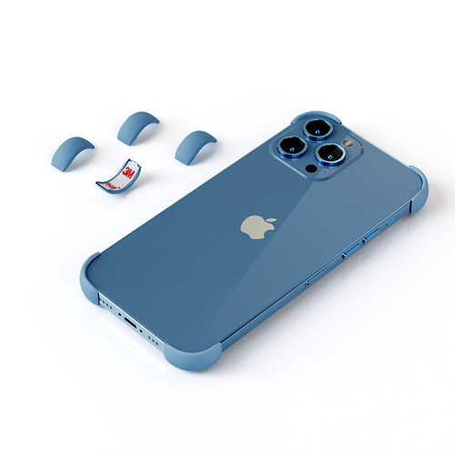 冒晶iphone17proMax手机壳四角防摔保护套苹果16plus四角软硅胶防撞条无边散热壳裸机散热 - 图3