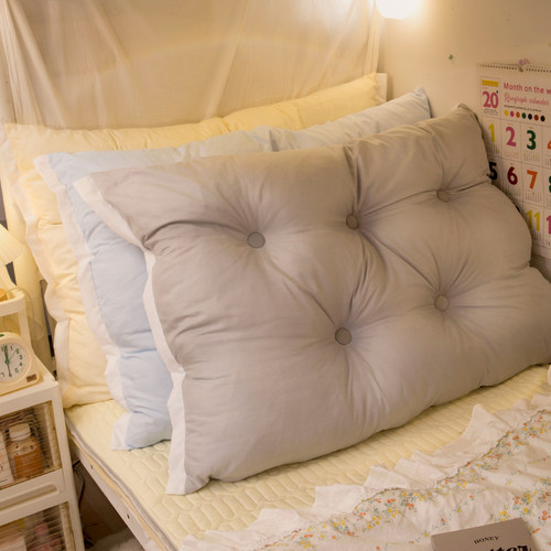 宿舍懒人床头靠垫寝室午睡神器床铺改造好物下铺床上腰靠小枕头 - 图1