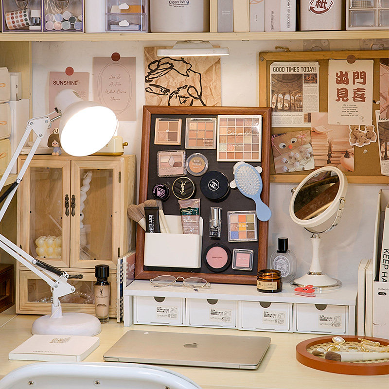 大宿小舍化妆品展示架眼影盘磁吸板桌面口红收纳盒宿舍粉底液壁挂,淘宝优惠券,粉丝福利购,淘宝优惠卷