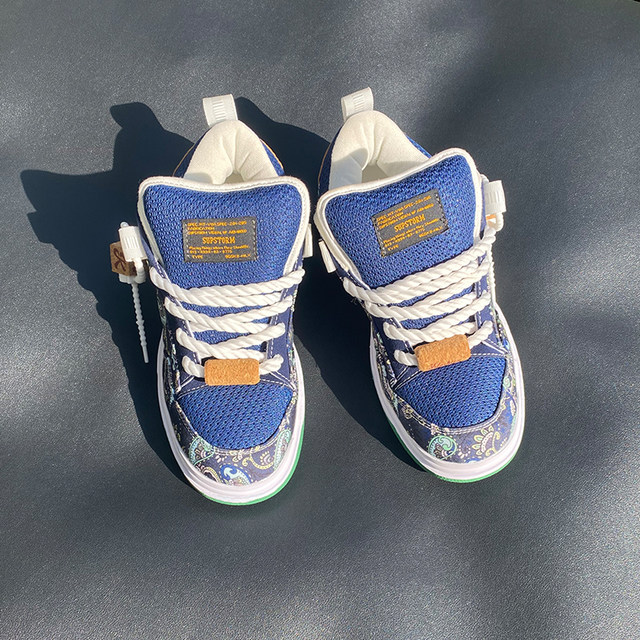 American style fat bread shoes fashionable casual sneakers