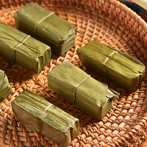 四川小黄粑竹叶糕宜宾特产贵州糯米特色早餐蒸小吃零食半成品糕点 - 图1