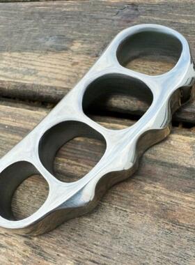 手衣架指虎四指拳套戒指环拳扣车载破窗求生装备不锈合法防身武器