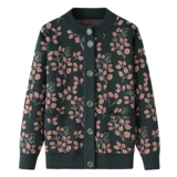 Флисовый свитер для матери, кардиган, пуховик, удерживающая тепло осенняя куртка, для среднего возраста