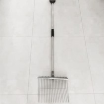 Durima House Collegial Horse House Manure Fork Shoveling Fork Feeding tool with a Z material equestrian article with a golden fork horse grass fork