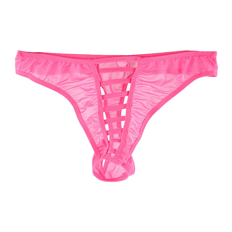 男式性感内裤超薄透明玻璃纱前开口镂空短裤男士开裆低腰丁字裤,淘宝优惠券,粉丝福利购,淘宝优惠卷