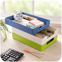 Desktop Office Supplies Storage Box Plastic A4 Stationery Miscellaneous Finishing Box Cosmetic Jewelry Storage Box