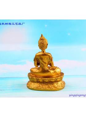 厂家直供 心理沙盘游戏 沙盘沙具模型 东方神话人物 金色佛主金佛