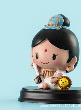 十二生肖本命佛八大守护神办公桌家居可爱小摆件神仙公仔车载摆设
