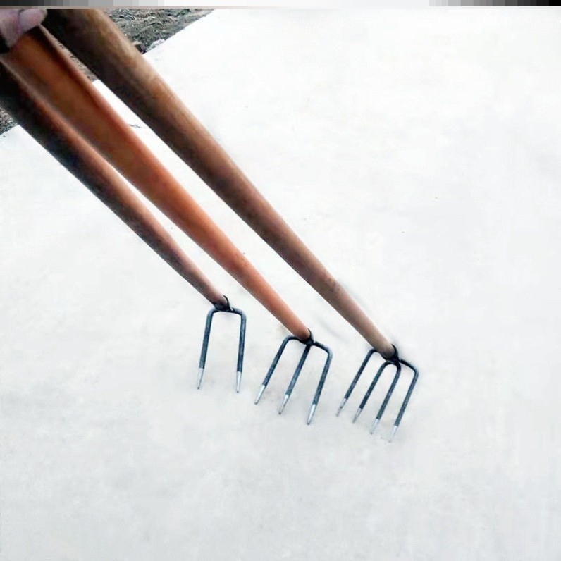 捡菌子工具二齿三齿四齿镐菜园松土翻地搂草赶海拾贝壳拾花生农业,淘宝优惠券,粉丝福利购,淘宝优惠卷