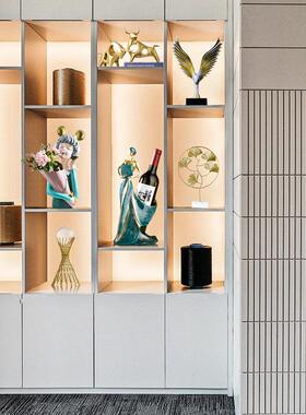 创意摆件北欧轻奢风电视柜家居酒柜桌面客厅简约高档办公室装饰品
