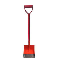 Maierno steel square shovel Long 1 m Fire-shovel fire shovel Fire and sand shovel Fire fighting equipment Fire axe