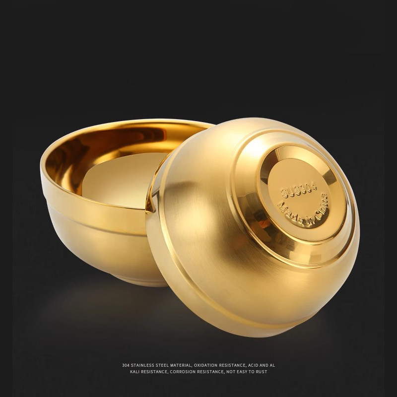 百福碗金色304不锈钢碗金色福碗筷三件套礼盒百福金碗筷勺定制,淘宝优惠券,粉丝福利购,淘宝优惠卷