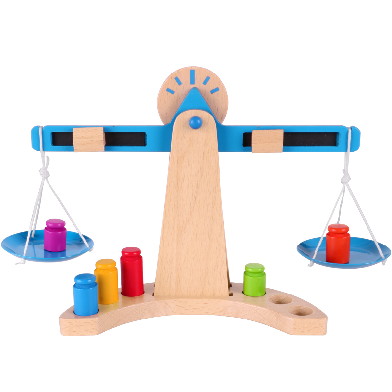 天平秤盘平衡幼儿园大班科学区材料探索实验器材益智区幼教玩教具-图3