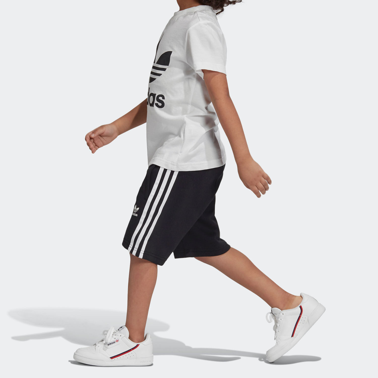 Adidas/阿迪达斯正品新款男童休闲时尚潮流运动短袖套装 DW9709,淘宝优惠券,粉丝福利购,淘宝优惠卷