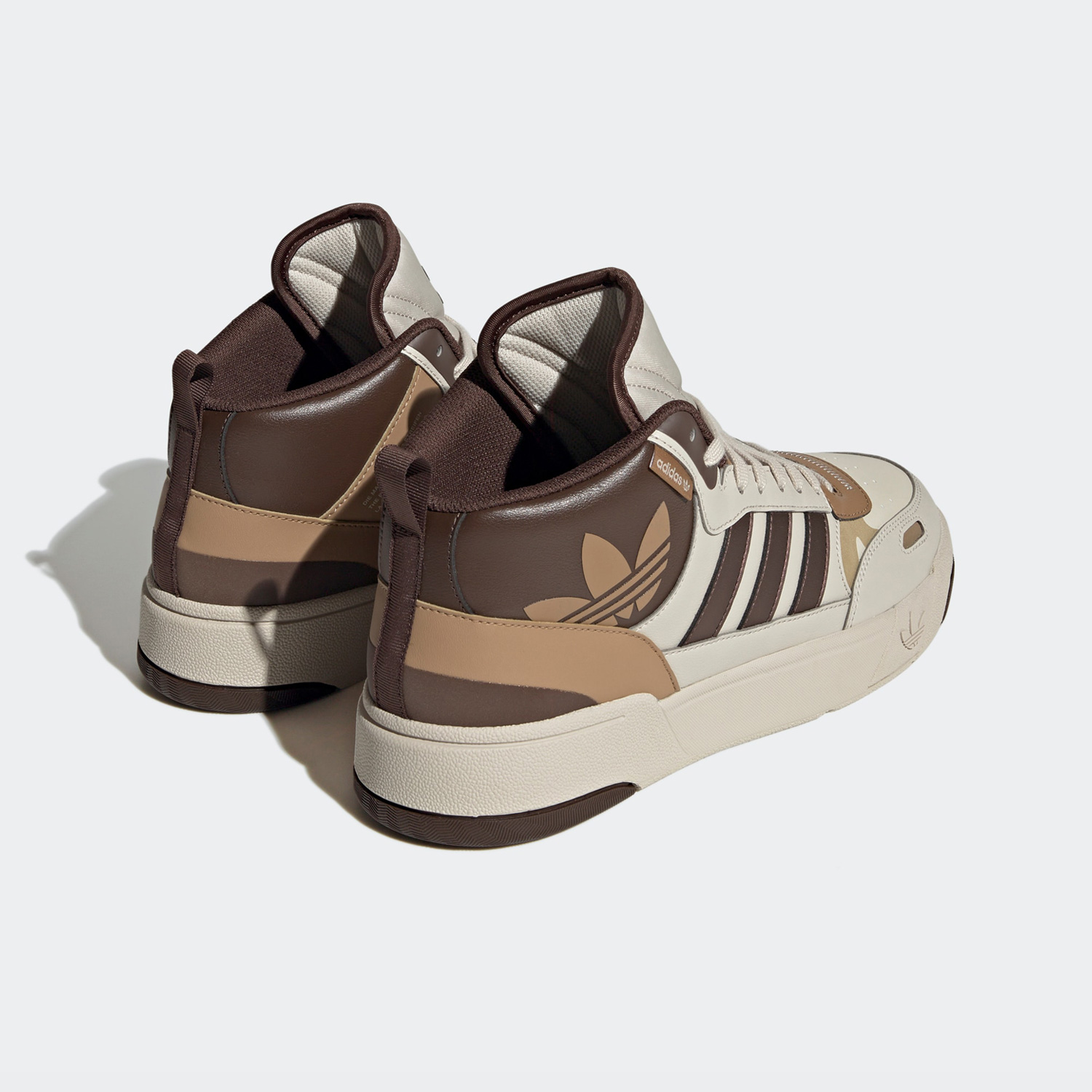 Adidas/阿迪达斯正品三叶草男女同款高帮休闲运动板鞋ID4093 - 图1