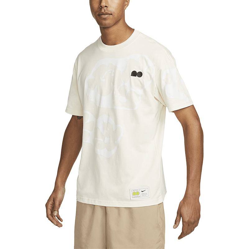 Nike/耐克正品2023夏季男子印花宽松运动短袖T恤DX2043-113 - 图3