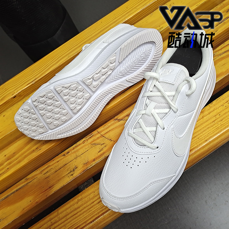 Nike/耐克正品VARISTY LEATHER (GS) 大童跑步童鞋小白鞋 CN9146 - 图2