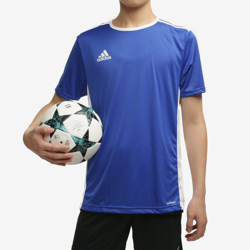 Adidas/阿迪达斯正品Entrada 18 男子足球组队短袖队服 CF1037 - 图2