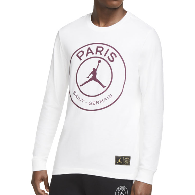 Nike/耐克正品休闲Jordan男子时尚潮流运动长袖T恤CK9782-100 - 图3