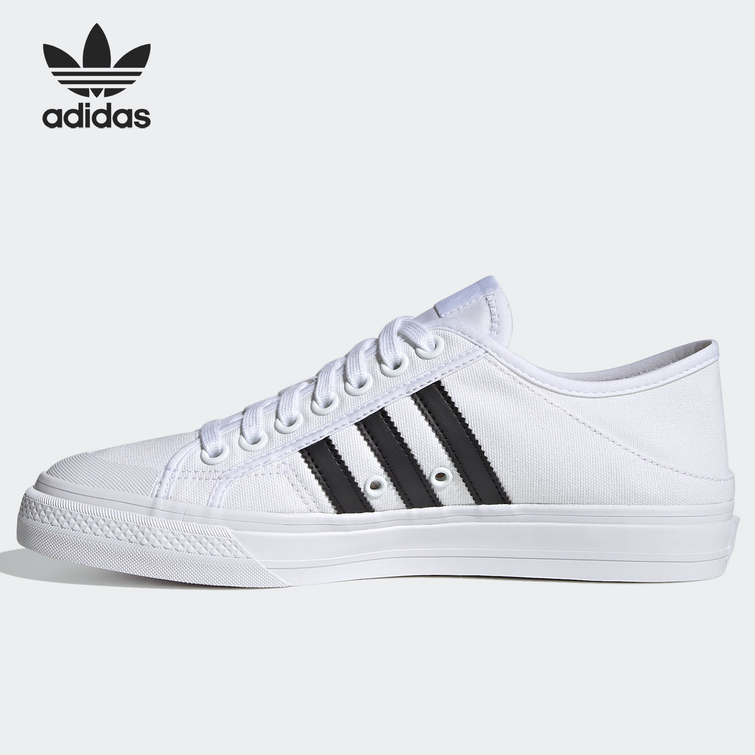Adidas/阿迪达斯正品三叶草当季新款男女轻便低帮运动板鞋 H67375 - 图0
