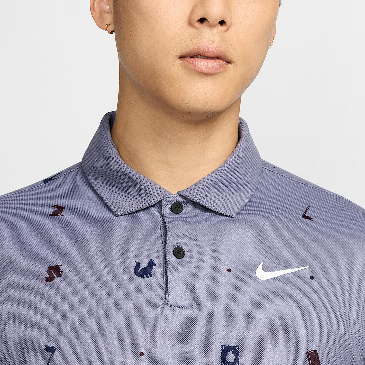 Nike/耐克正品2025男士训练套头透气针织印花POLO衫FQ0427-003,淘宝优惠券,粉丝福利购,淘宝优惠卷