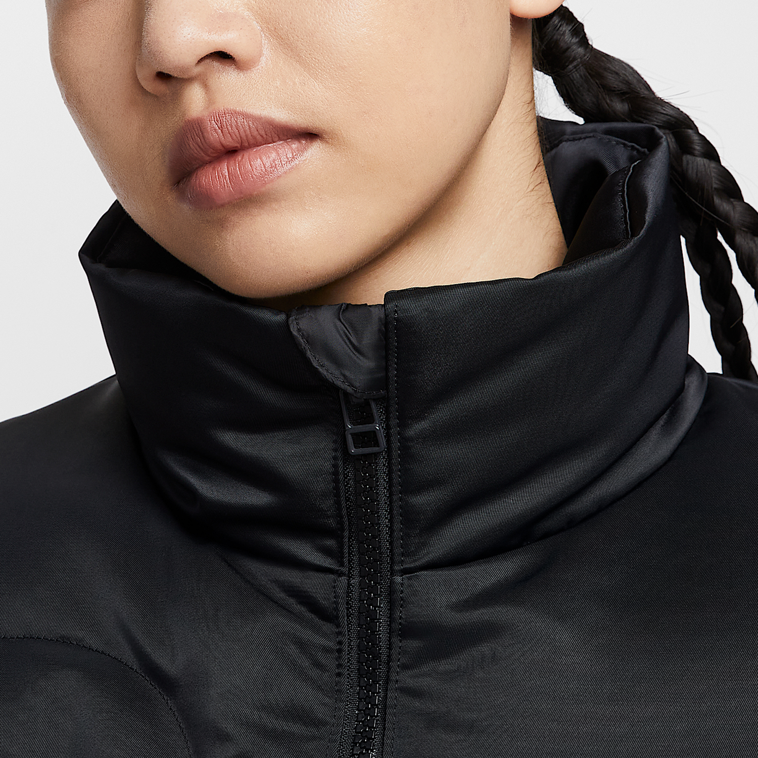 Nike/耐克正品Sportswear女士立领保暖时尚羽绒马甲IH8008-010 - 图1