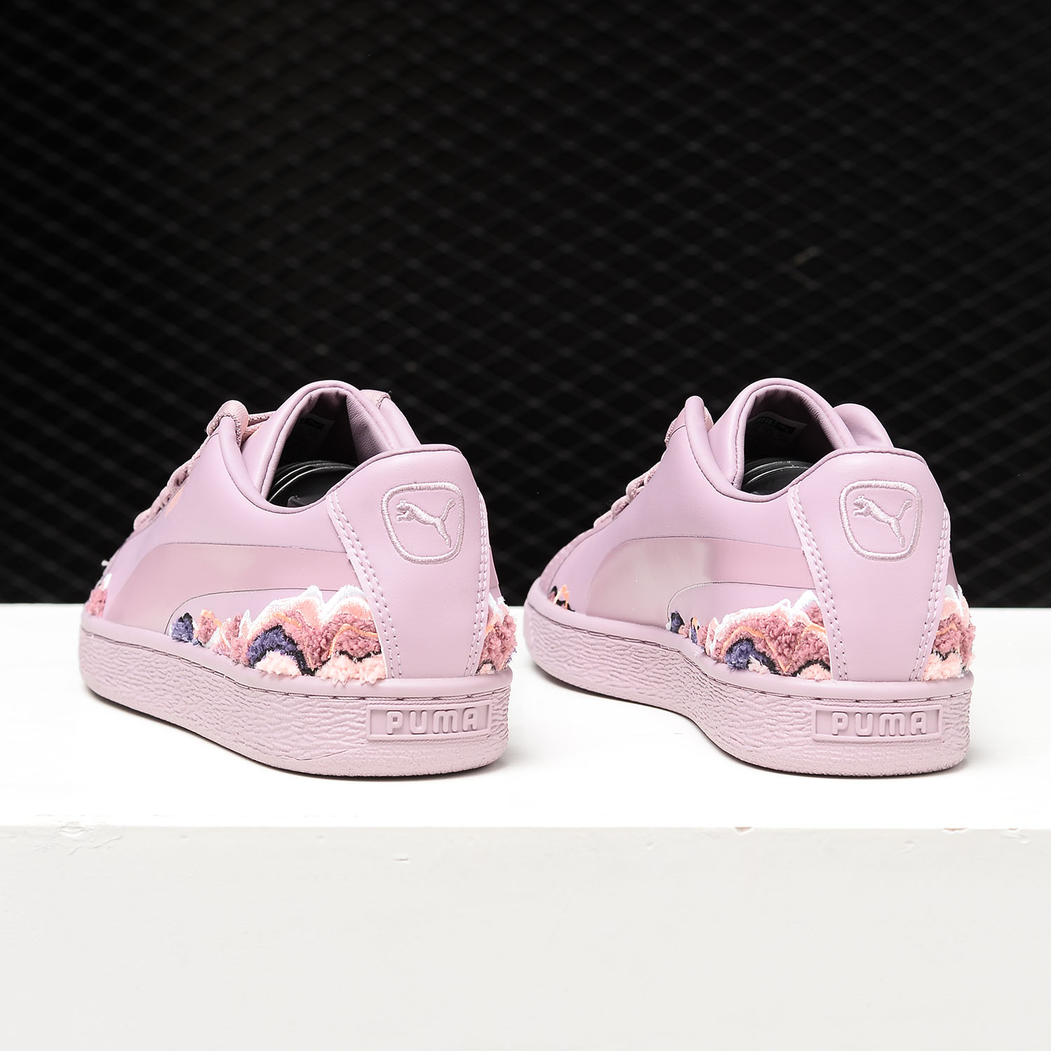 Puma/彪马正品新款 Basket Daydream 绣花运动休闲板鞋369314-02 - 图2