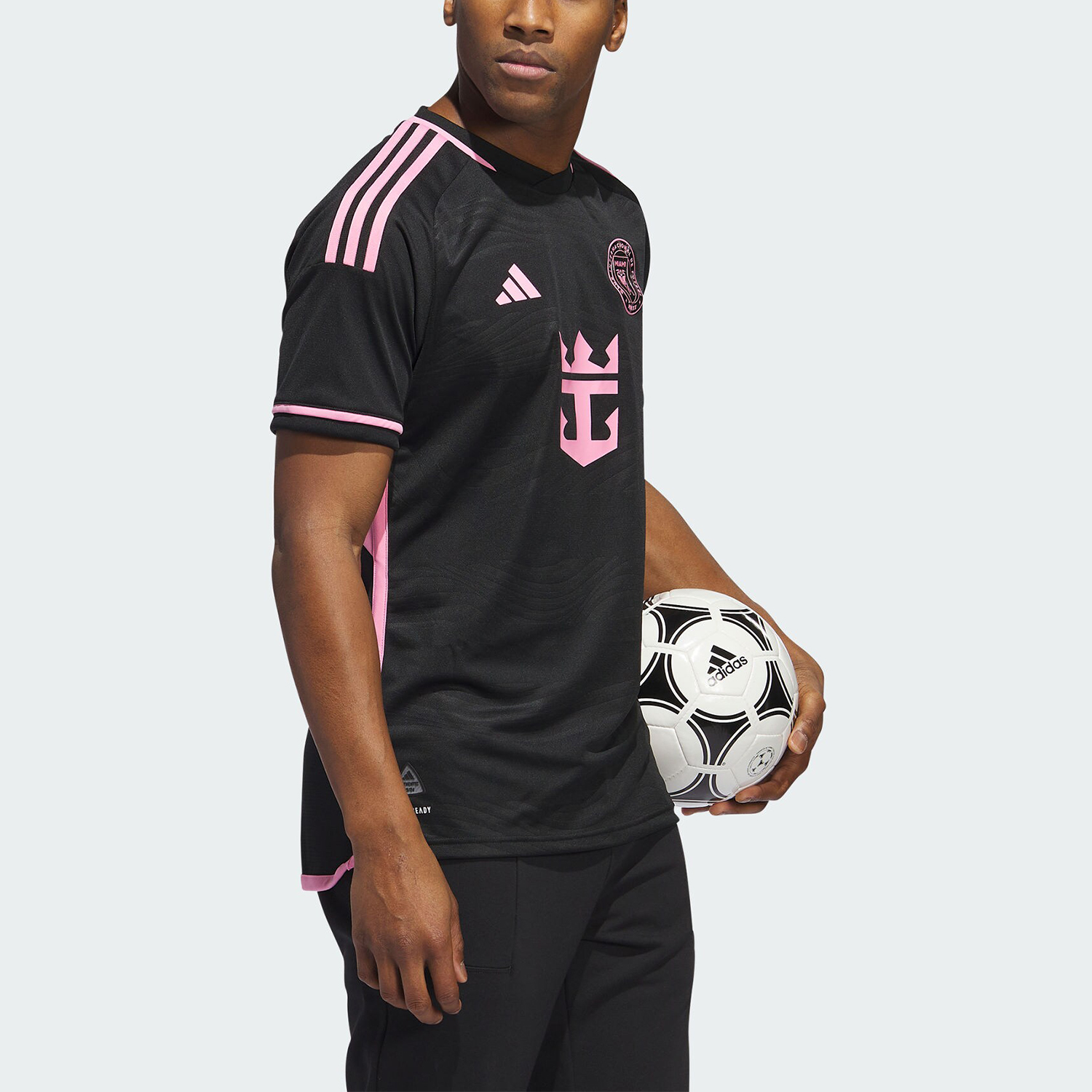 Adidas/阿迪达斯正品迈阿密国际客场男士足球运动球衣JE9745 - 图0