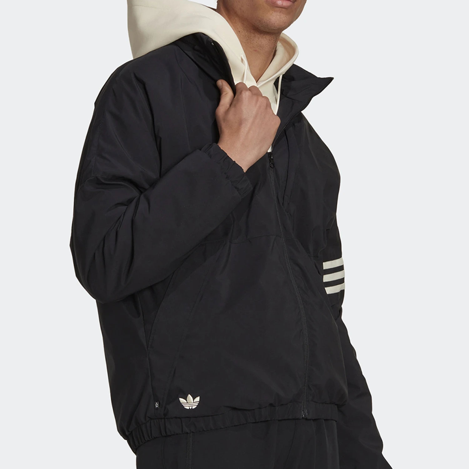 Adidas/阿迪达斯正品三叶草新款男子运动耐磨保暖棉衣外套 HL9198 - 图1