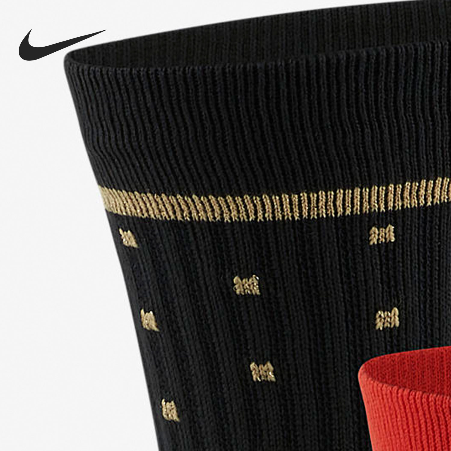 Nike/耐克正品新款U SNKR SOX CREW 2PR男女休闲运动袜CU8324-901 - 图1