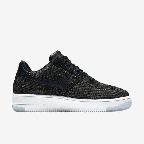 Nike耐克正品Air Force1女士编织鞋面耐磨防滑板鞋820256-001 - 图0