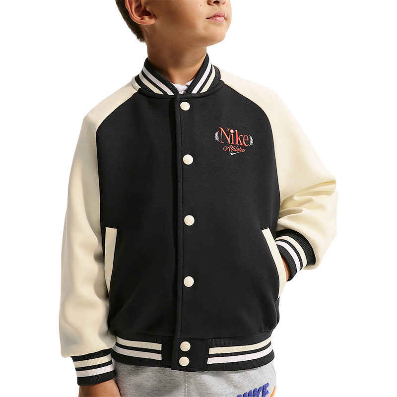 Nike/耐克正品2026春季款小童日常立领针织拼接外套IR8083-010,淘宝优惠券,粉丝福利购,淘宝优惠卷