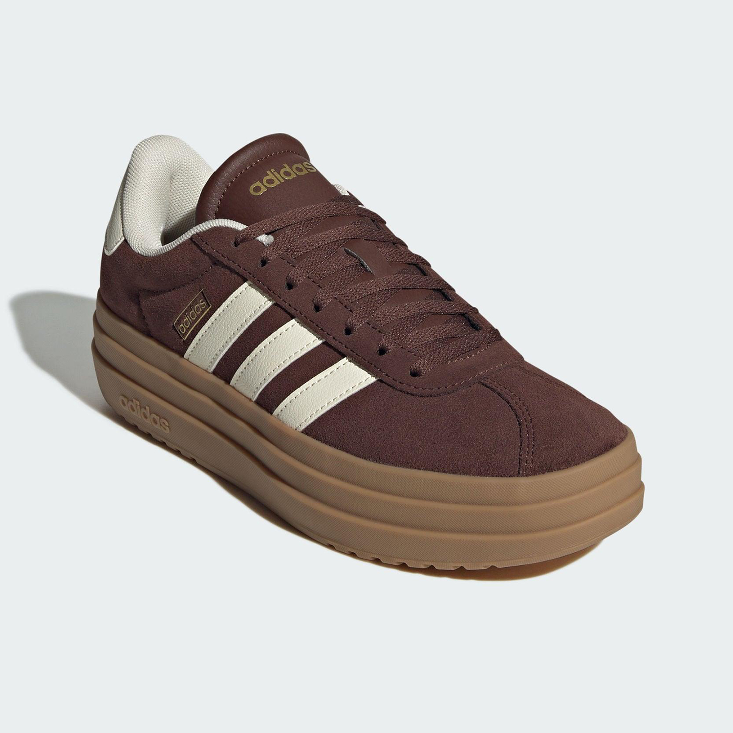 Adidas/阿迪达斯官方正品VL COURT BOLD女士厚底运动板鞋KJ6856 - 图1