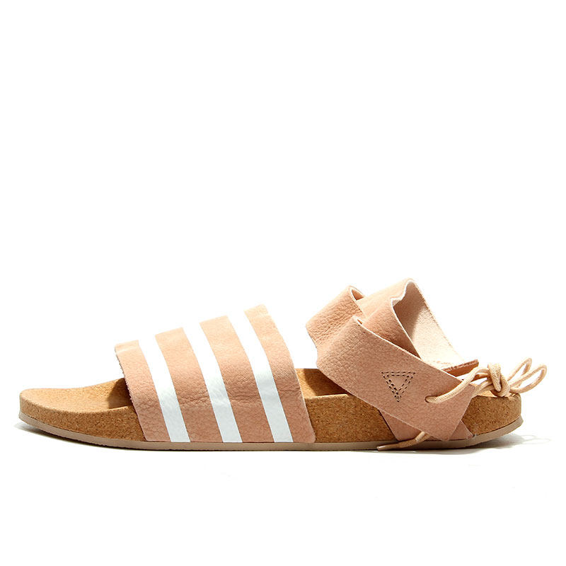 Adidas/阿迪达斯正品三叶草女子夏季沙滩平底凉鞋  EG3855,淘宝优惠券,粉丝福利购,淘宝优惠卷