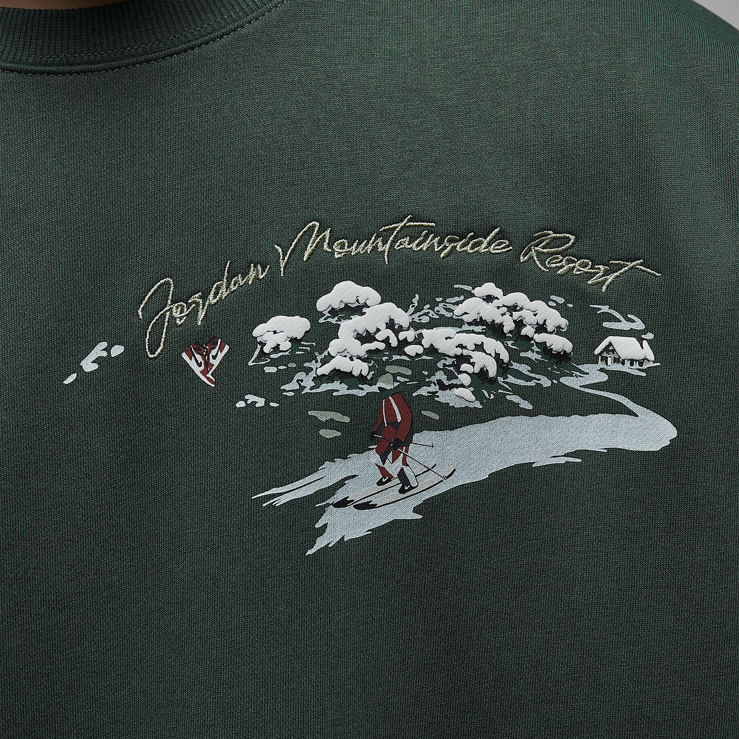 Nike/耐克正品JORDAN男士运动圆领印花休闲日常卫衣IM6318-327 - 图2