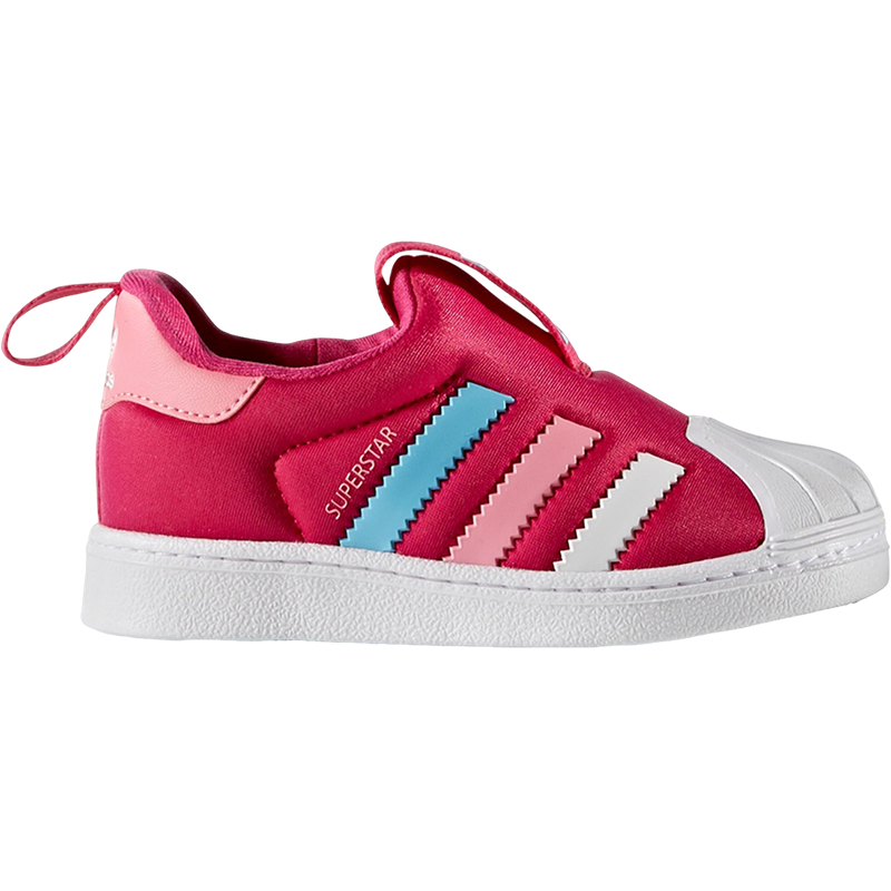 Adidas/阿迪达斯正品三叶草婴童一脚蹬贝壳头运动鞋BA8044 - 图3