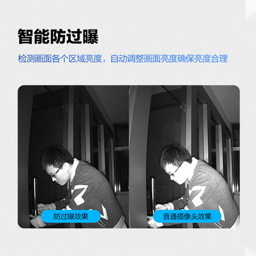 TP-LINK高清监控摄像头家用poe网线供电室内半球商铺办公室监控器 - 图3