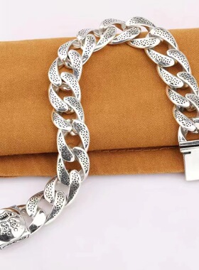 S925泰银饰品男士个性霸气复古