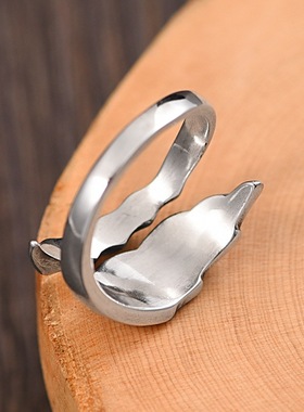 新款天使翅膀戒指男女士款潮复古